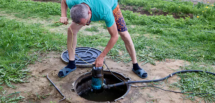 Outdoor Sewage Cleanup in Morganton