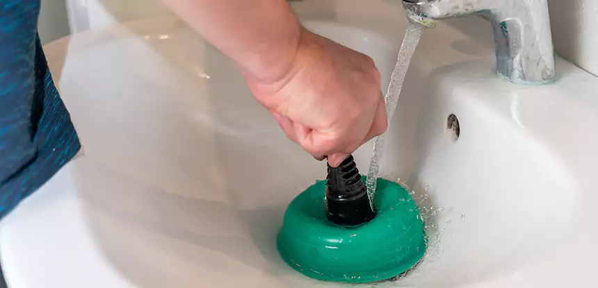 Sink Standing Water Blockage Removal in Morganton