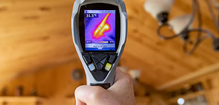 Infrared Camera Roof Leak Detection in Morganton