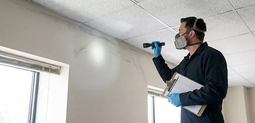 Ceiling Water Damage Inspection in Morganton
