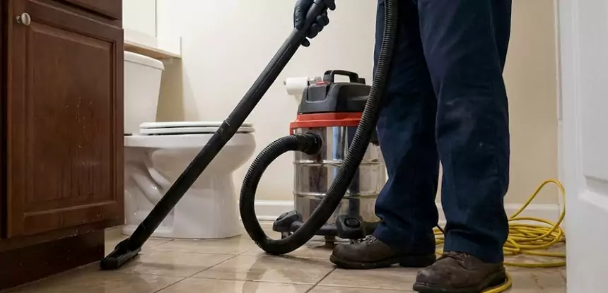 Fix Bathroom Floor Water Damage Morganton