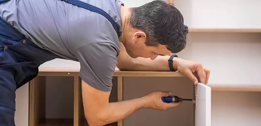 Water Damaged Cabinet Repair in Morganton