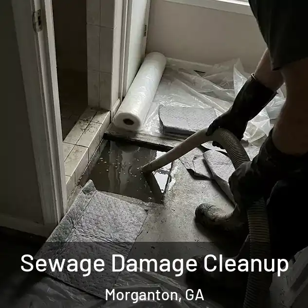  Sewage Damage Cleanup Morganton, GA